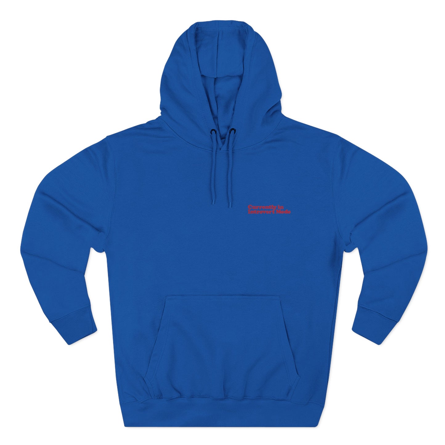 Introvert Mode On Hoodie (Recharge) – Cozy Fleece Graphic Sweatshirt for Introverts
