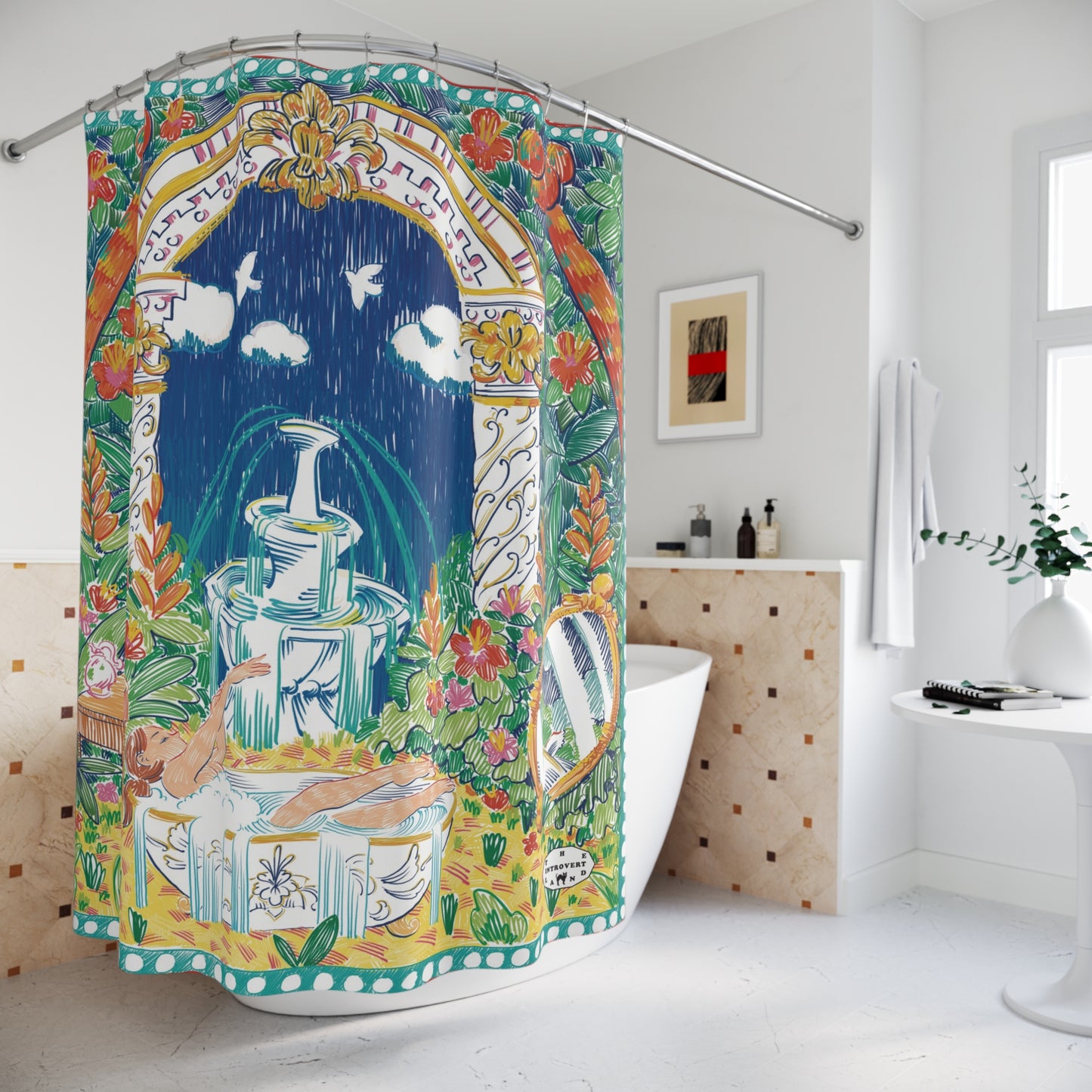 My Oasis (Nr. 2) — Shower Curtain