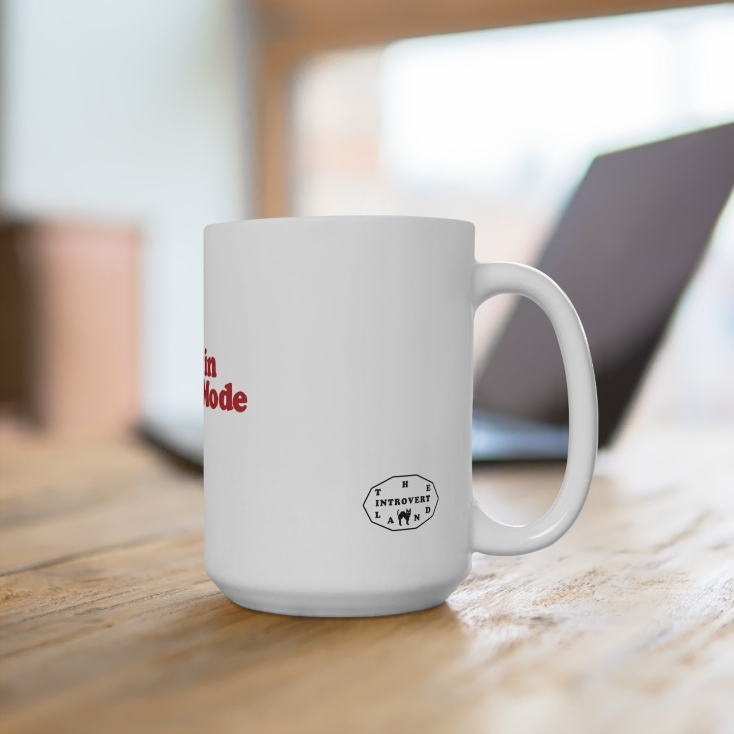 Currently in Introvert Mode Mug – 15oz Ceramic Coffee Cup for Introverts