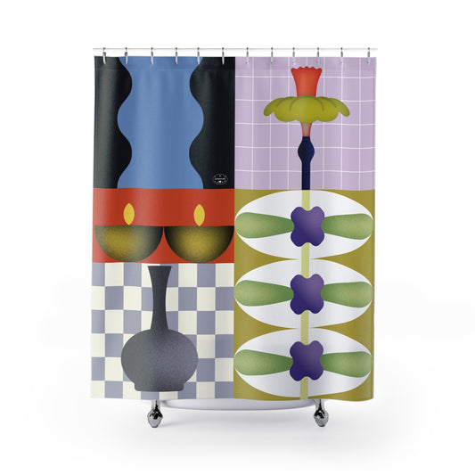 Five-Senses — Shower Curtain