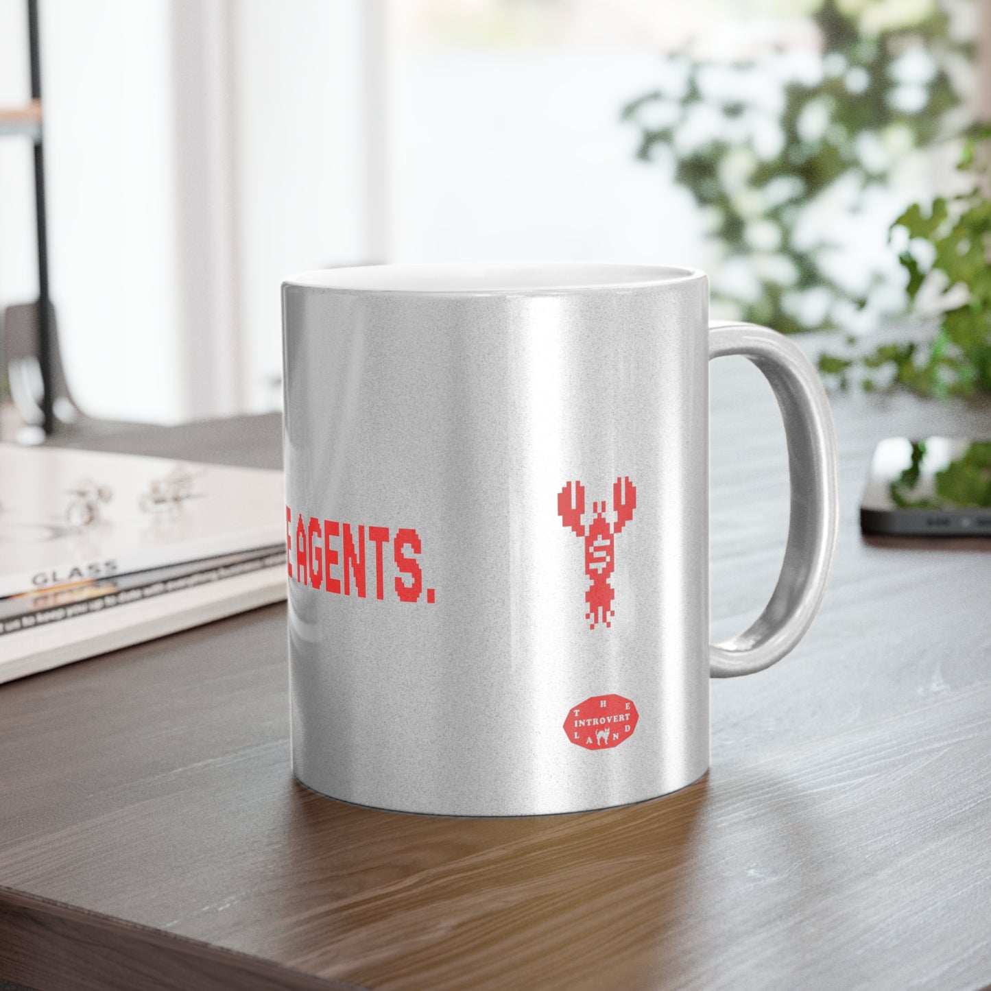 Tax The Agents —  Silver/Gold Mug