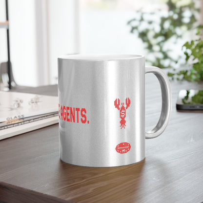 Tax The Agents —  Silver/Gold Mug