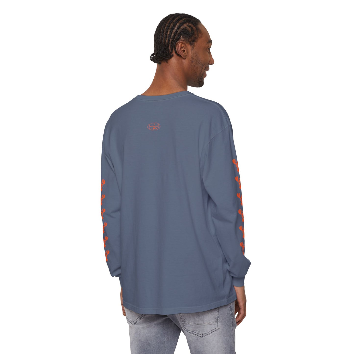Tax The Agents (Alert Orange) — Long Sleeve Tee