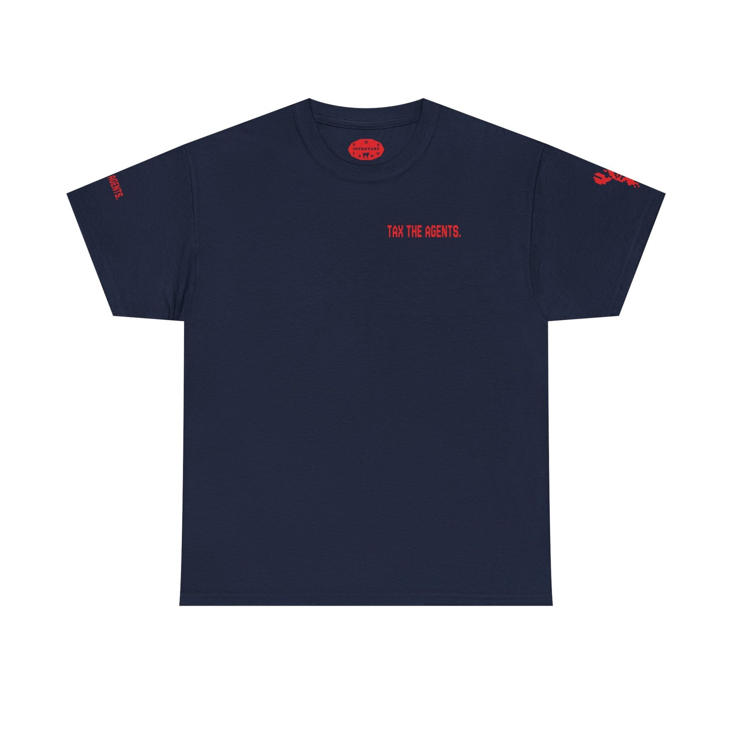 Tax The Agents (Critical Red) — Unisex Heavy Cotton Tee