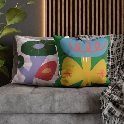 Bloom Days No. 2 — Gentle Bloom Square Pillowcase