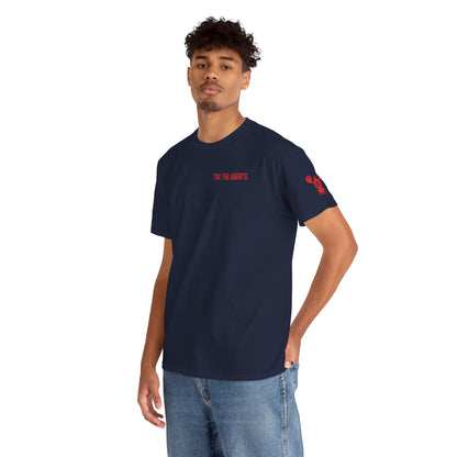Tax The Agents (Critical Red) — Unisex Heavy Cotton Tee