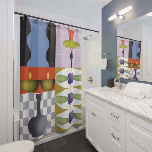 Five-Senses — Shower Curtain