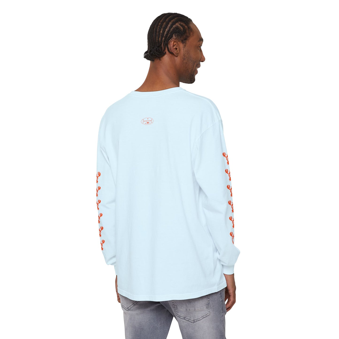Tax The Agents (Alert Orange) — Long Sleeve Tee