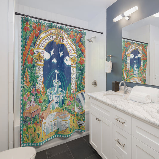 My Oasis (Nr. 2) — Shower Curtain