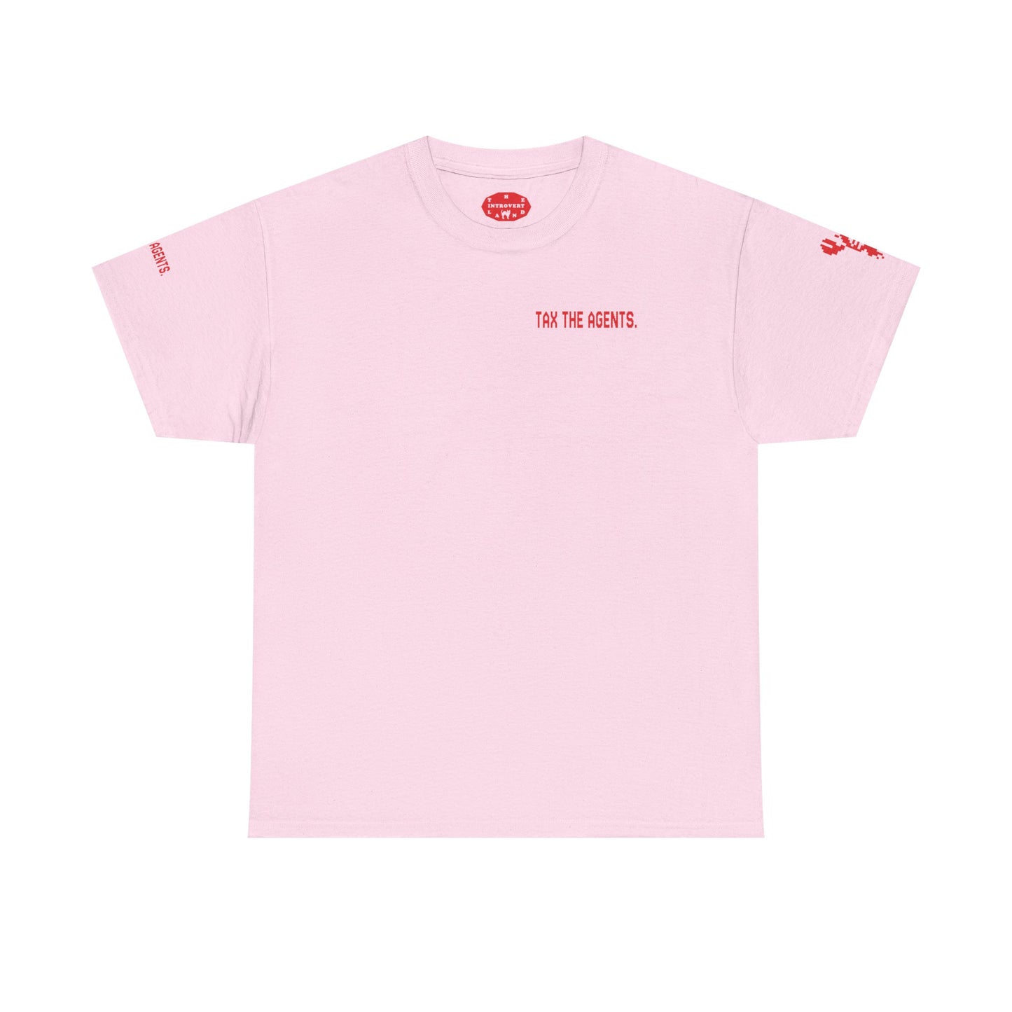 Tax The Agents (Critical Red) — Unisex Heavy Cotton Tee