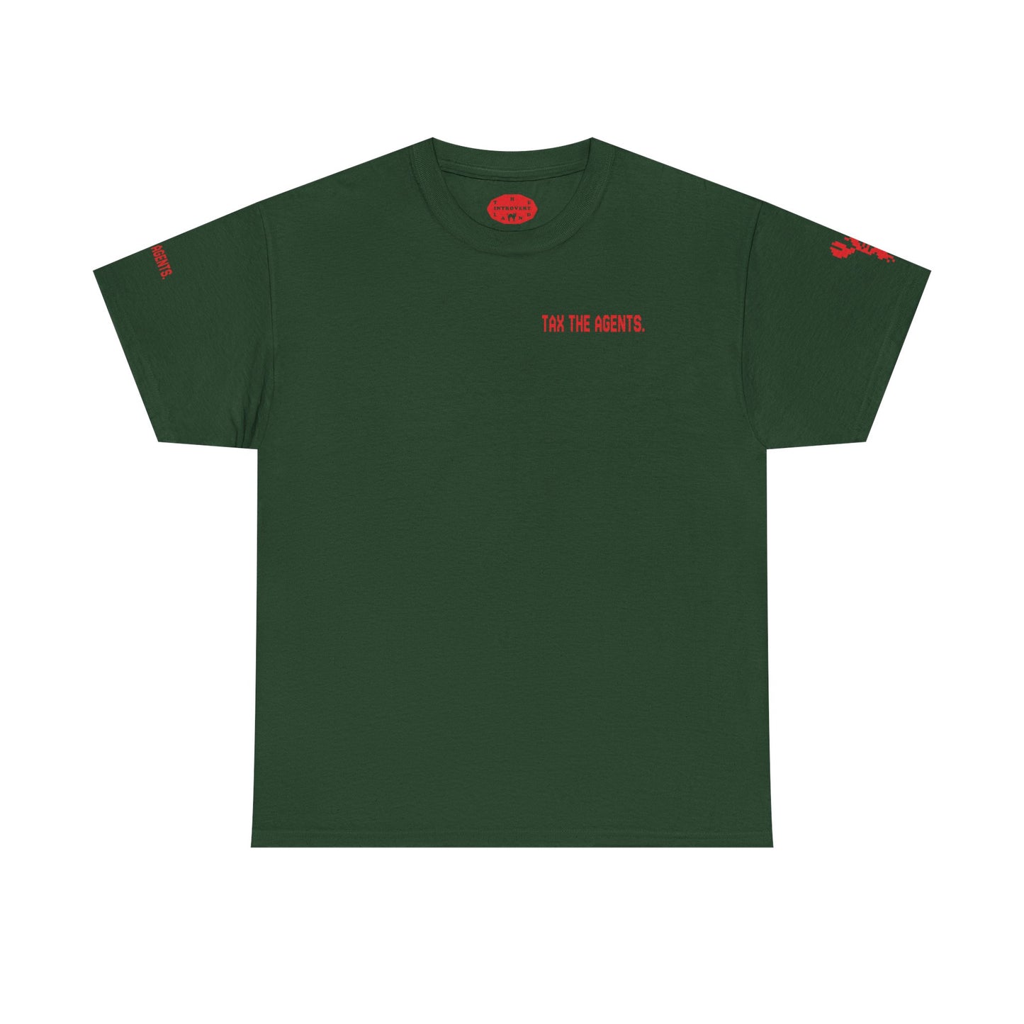 Tax The Agents (Critical Red) — Unisex Heavy Cotton Tee