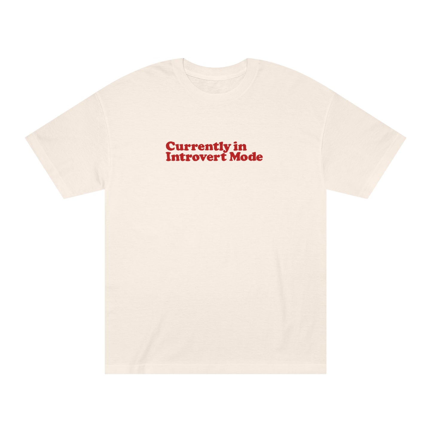 Currently in Introvert Mode Shirt – Minimalist Introvert Graphic Tee