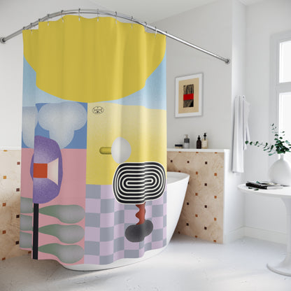 Morning Lights — Shower Curtain