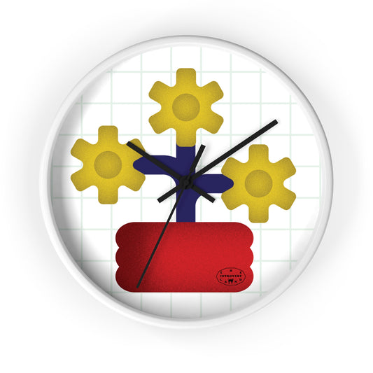 Orchid Flower — Wall Clock