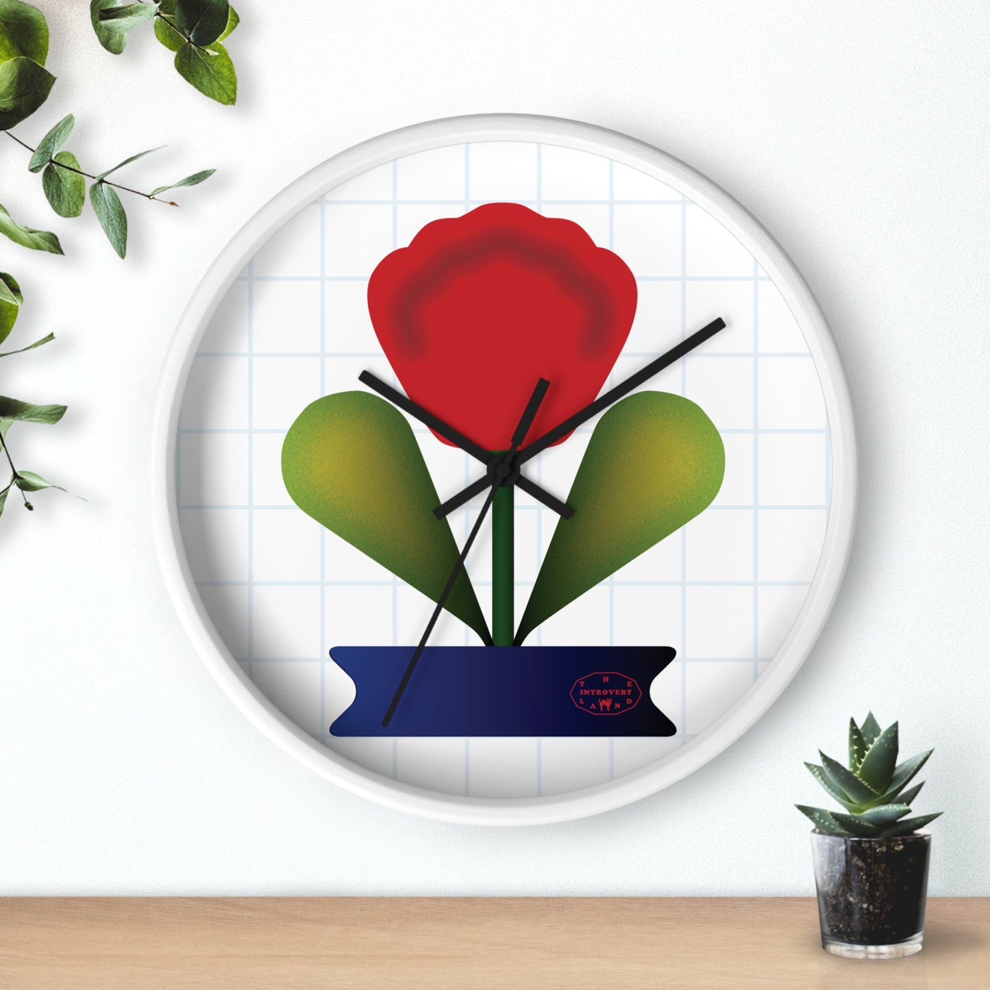 Tulip Flower — Wall Clock