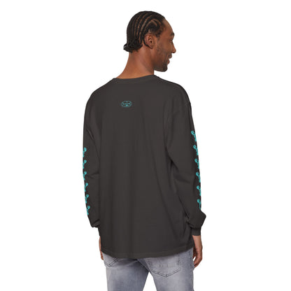 Tax The Agents (Neo Turquoise) — Long Sleeve Tee