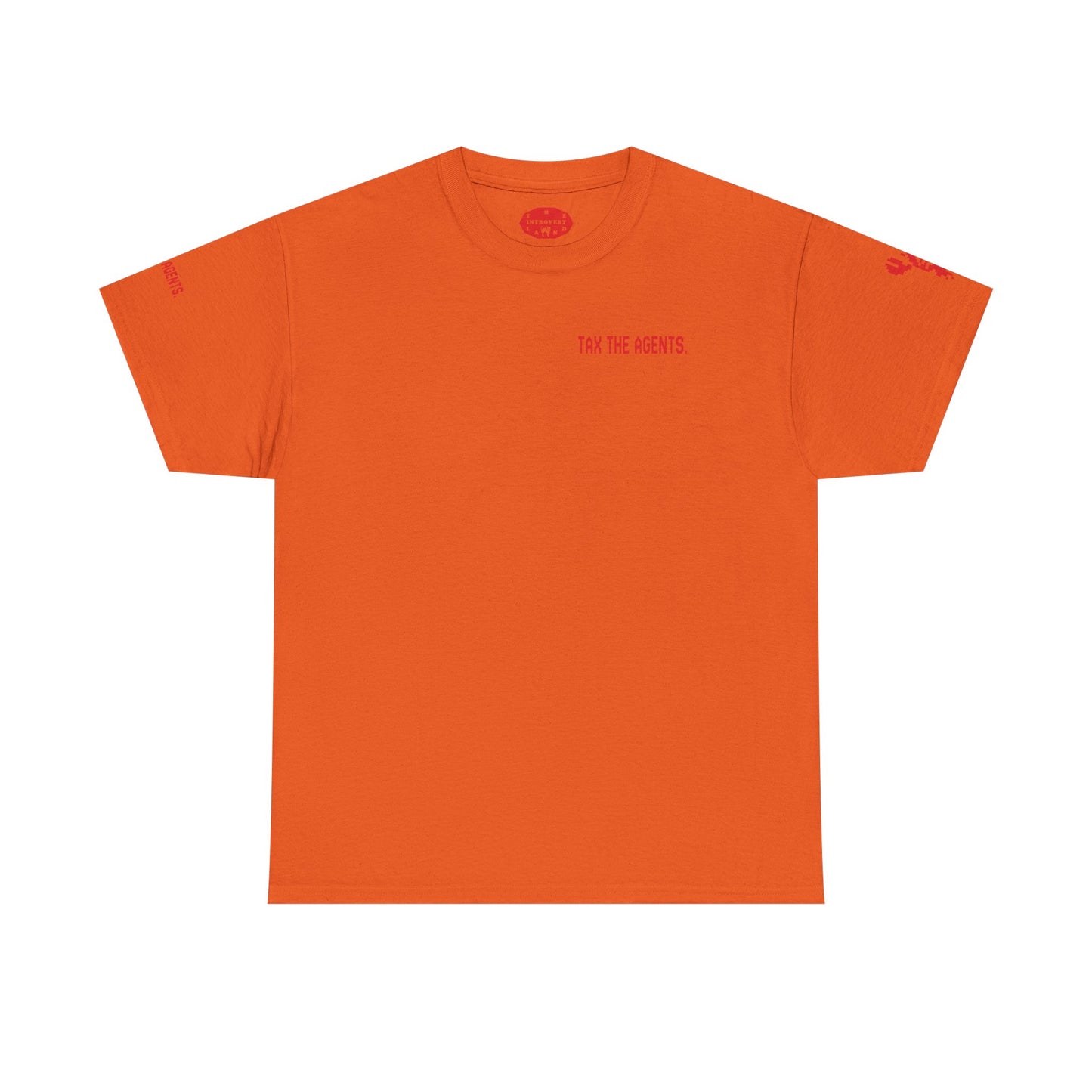 Tax The Agents (Critical Red) — Unisex Heavy Cotton Tee