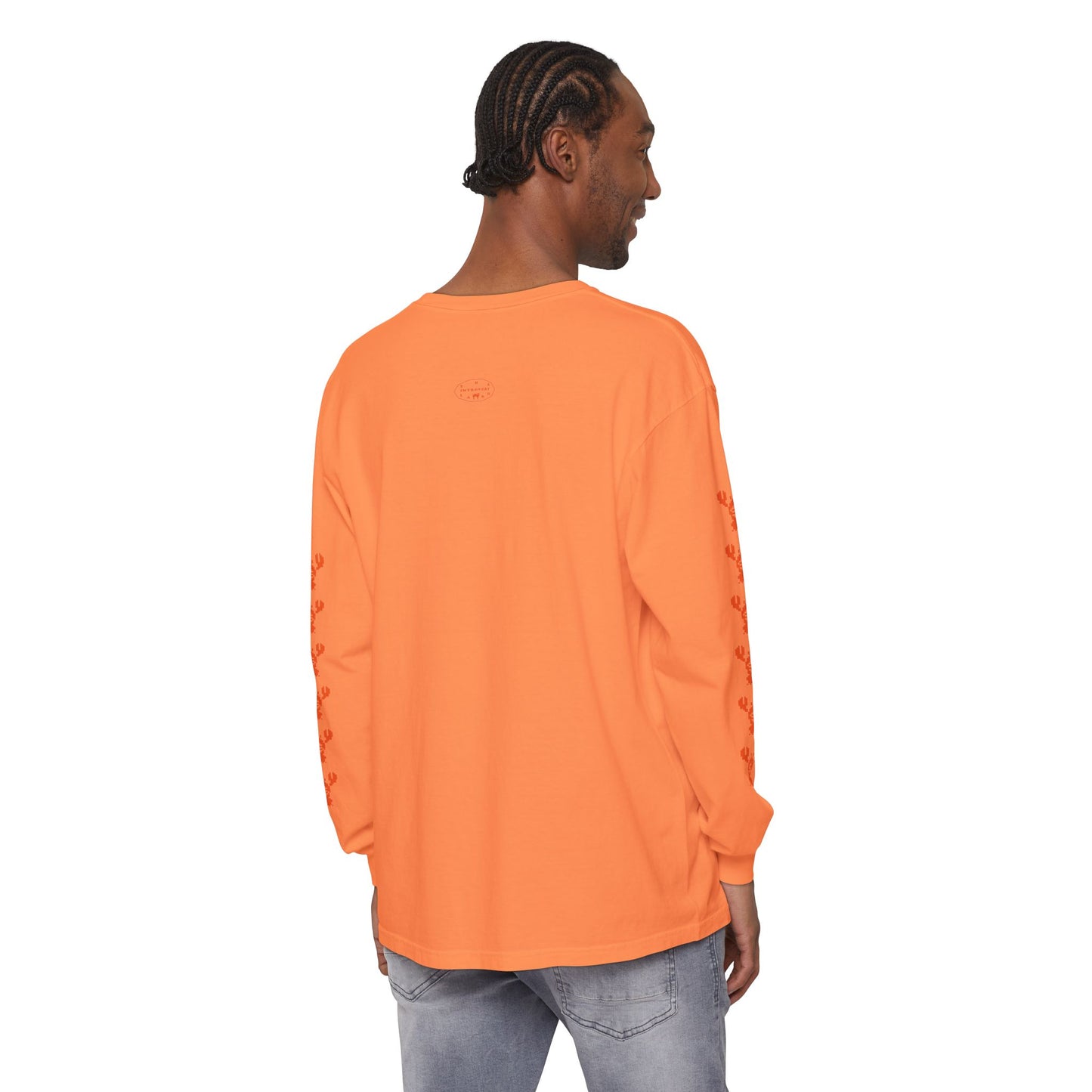 Tax The Agents (Alert Orange) — Long Sleeve Tee
