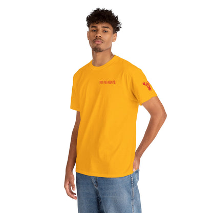 Tax The Agents (Critical Red) — Unisex Heavy Cotton Tee