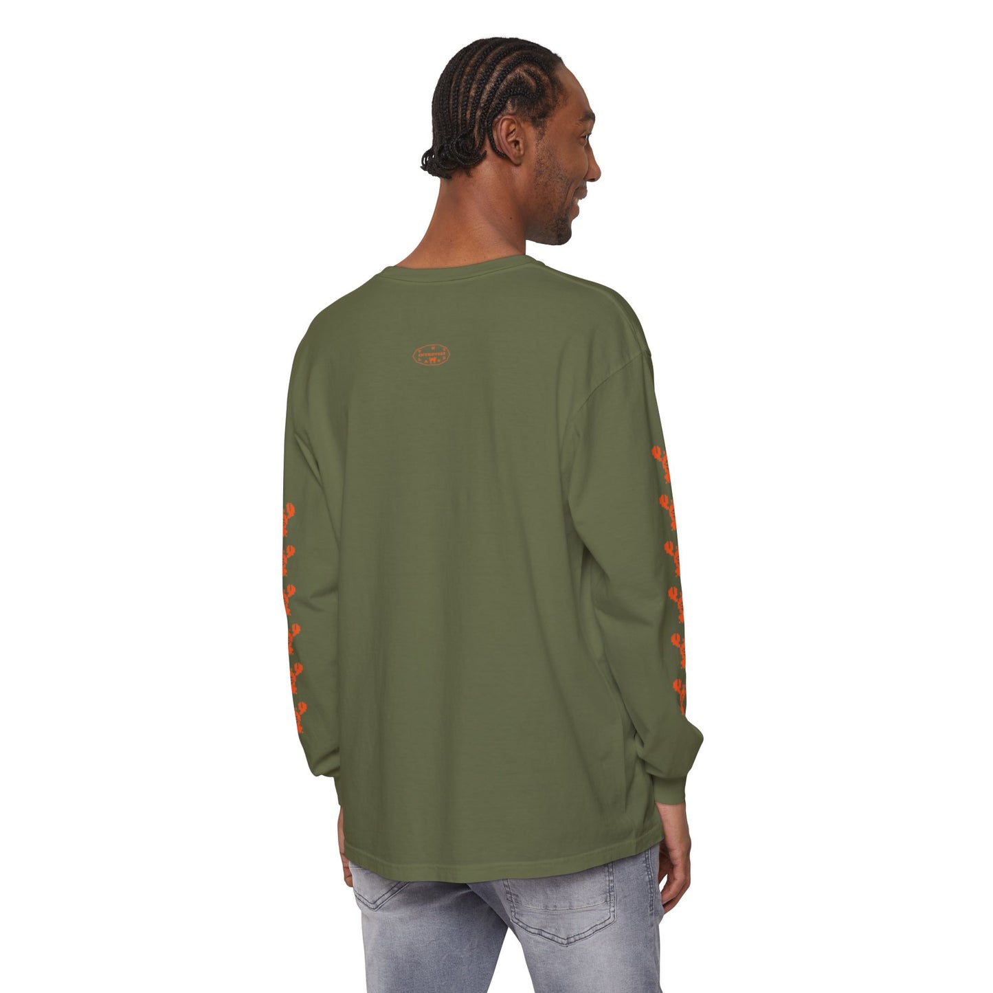 Tax The Agents (Alert Orange) — Long Sleeve Tee