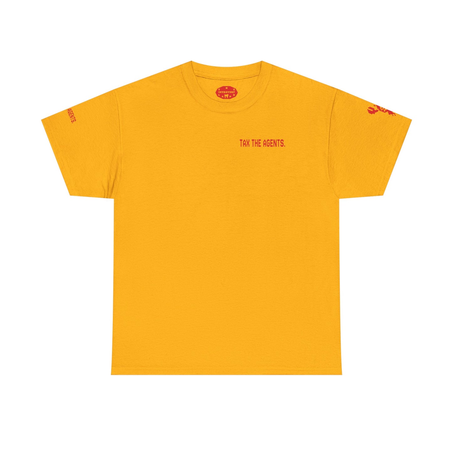 Tax The Agents (Critical Red) — Unisex Heavy Cotton Tee
