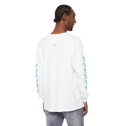 Tax The Agents (Neo Turquoise) — Long Sleeve Tee