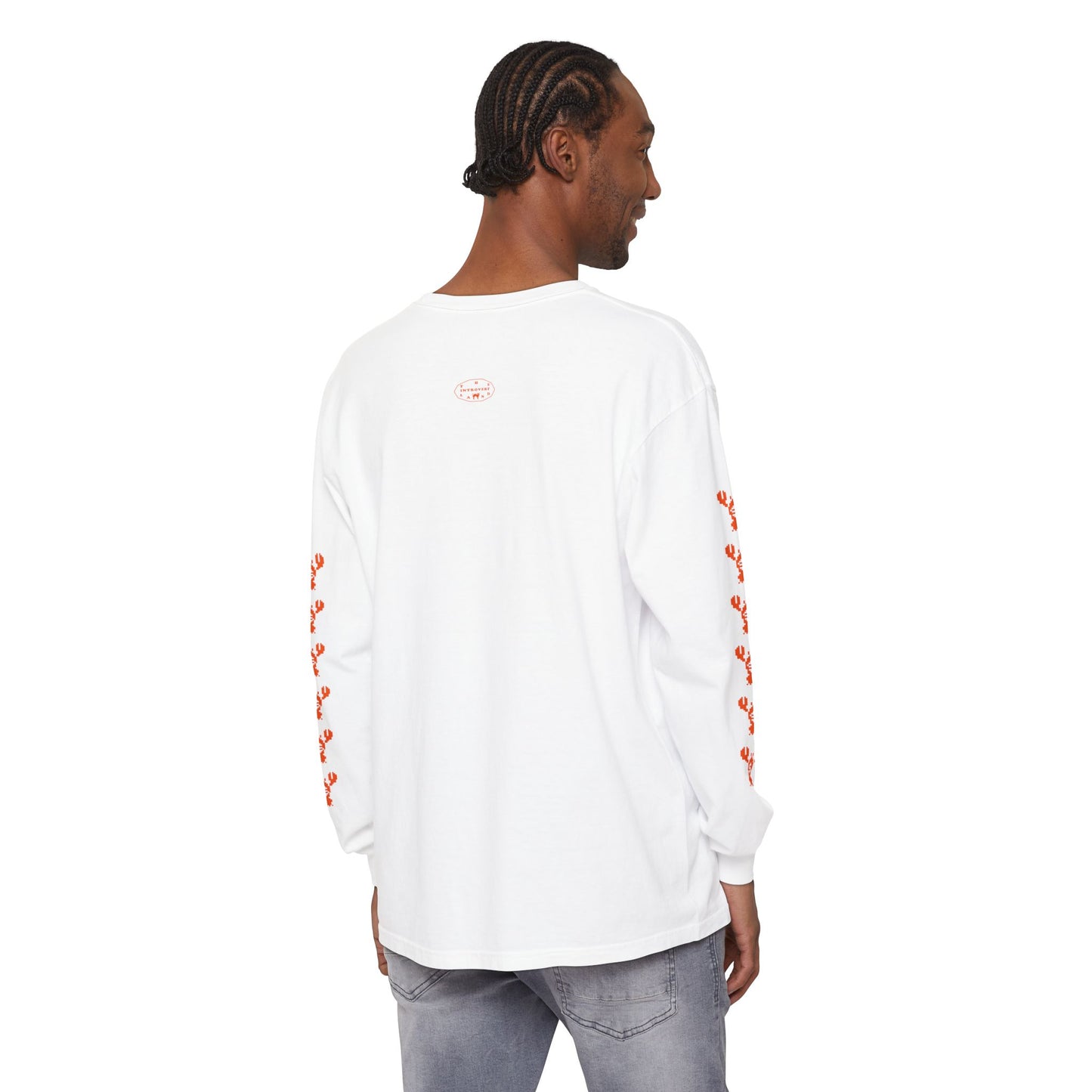 Tax The Agents (Alert Orange) — Long Sleeve Tee