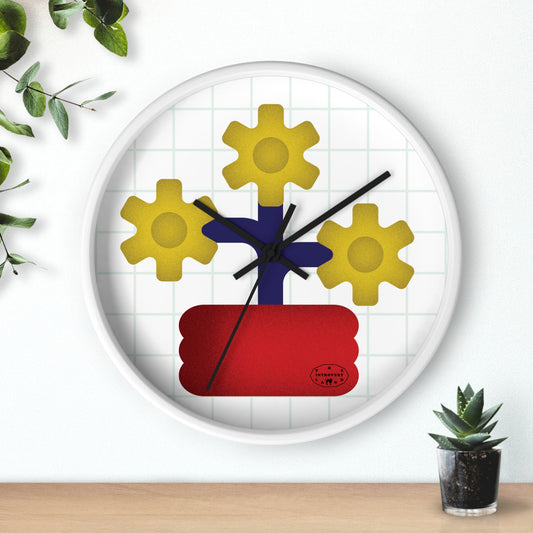 Orchid Flower — Wall Clock