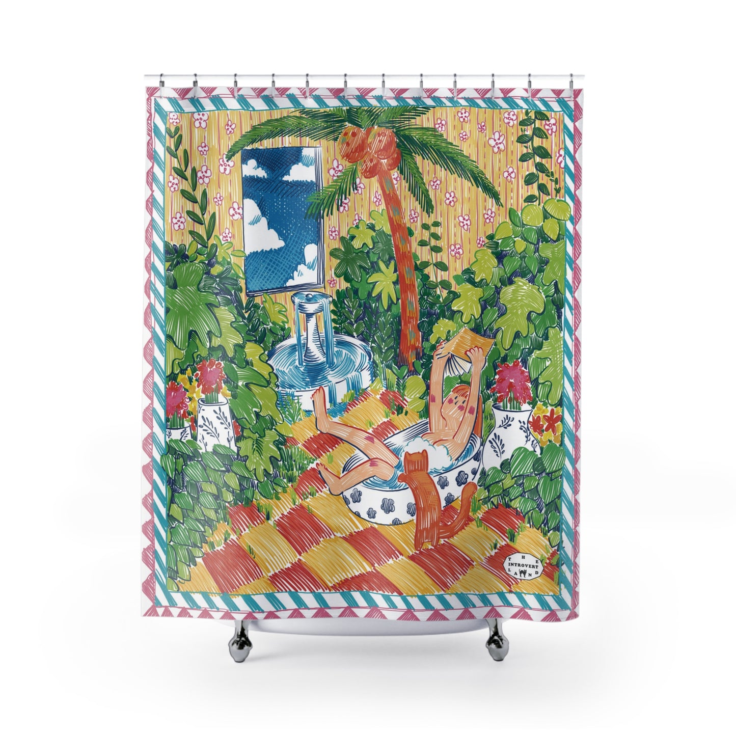 My Oasis (Nr. 3) — Shower Curtain