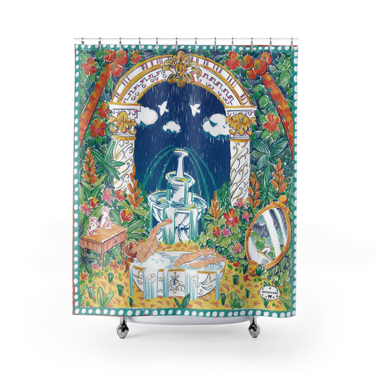 My Oasis (Nr. 2) — Shower Curtain