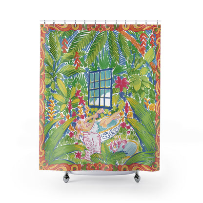 My Oasis (Nr. 1) — Shower Curtain