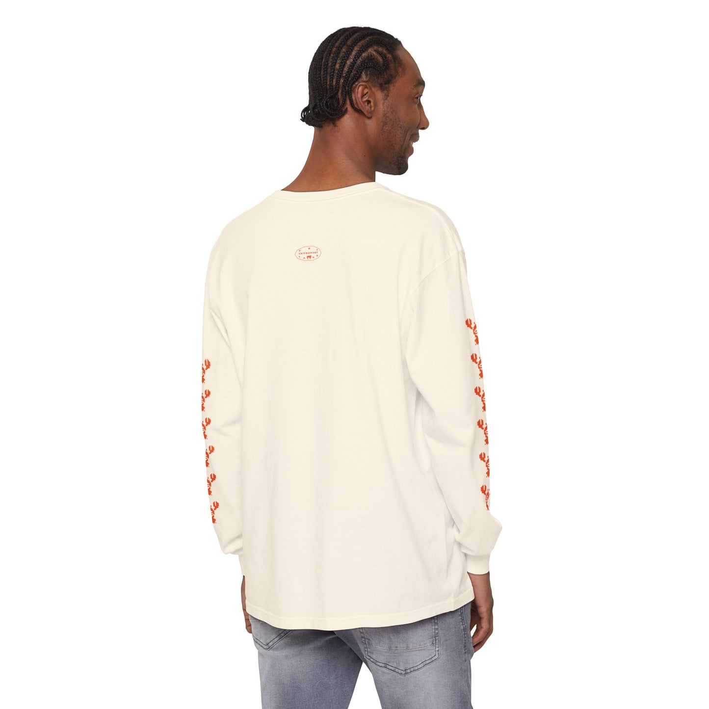 Tax The Agents (Alert Orange) — Long Sleeve Tee