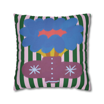 Bloom Days No. 1 — Gentle Bloom Square Pillowcase