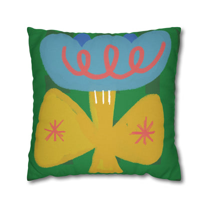 Bloom Days No. 2 — Gentle Bloom Square Pillowcase