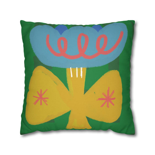 Bloom Days No. 2 — Gentle Bloom Square Pillowcase