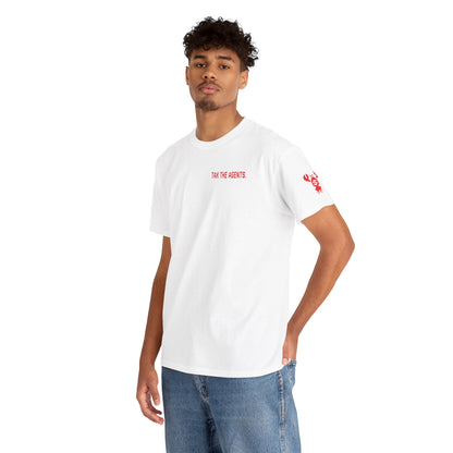 Tax The Agents (Critical Red) — Unisex Heavy Cotton Tee