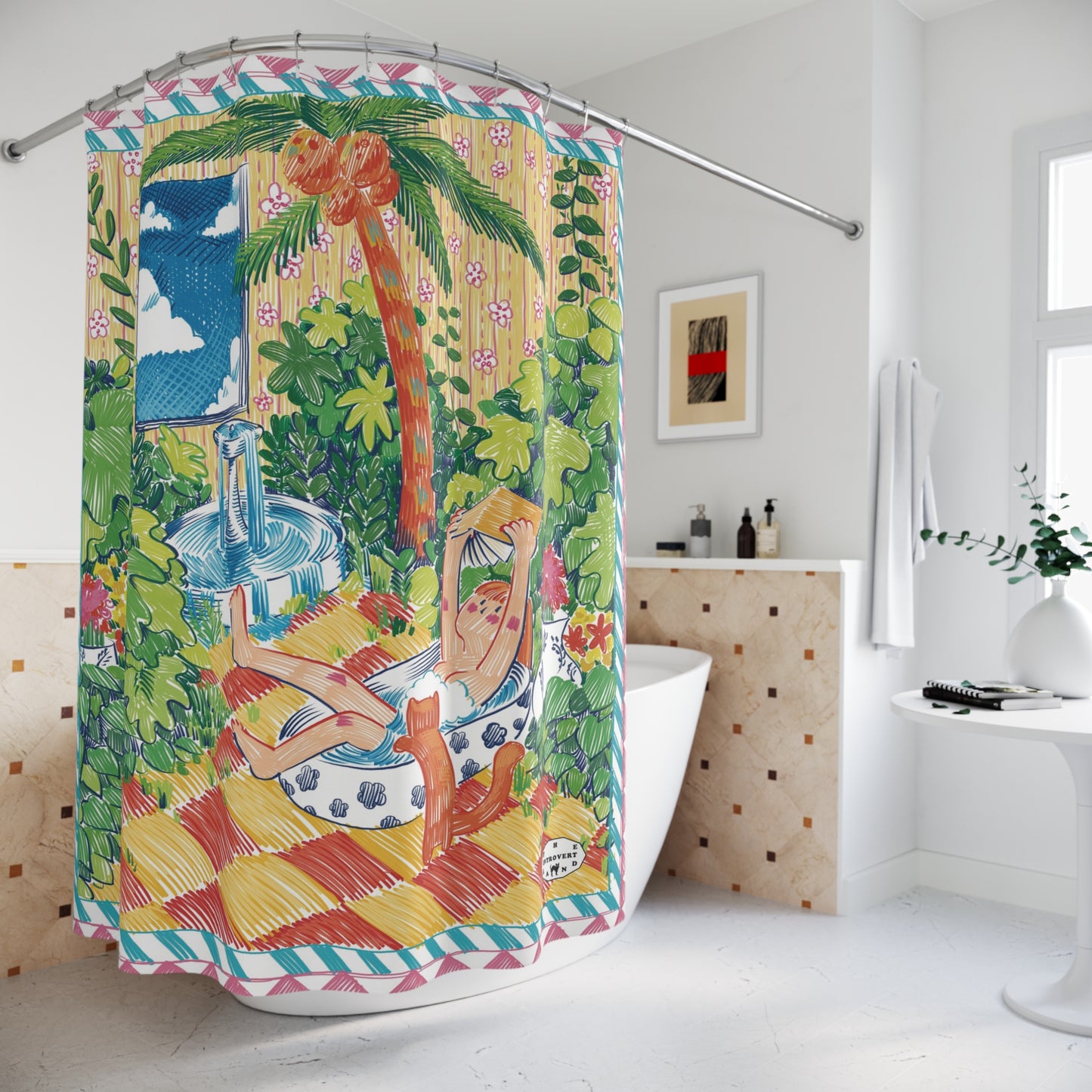My Oasis (Nr. 3) — Shower Curtain