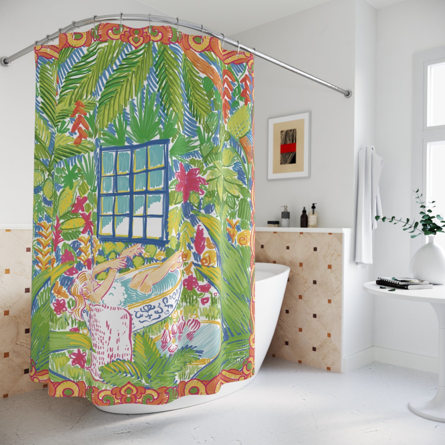 My Oasis (Nr. 1) — Shower Curtain