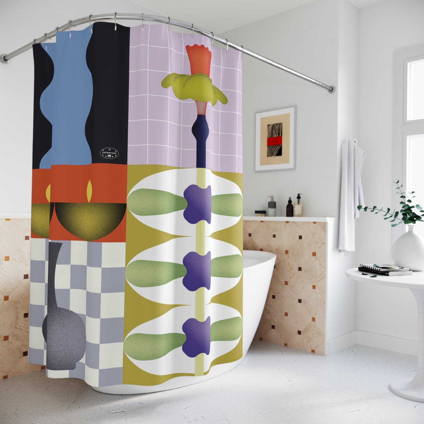 Five-Senses — Shower Curtain