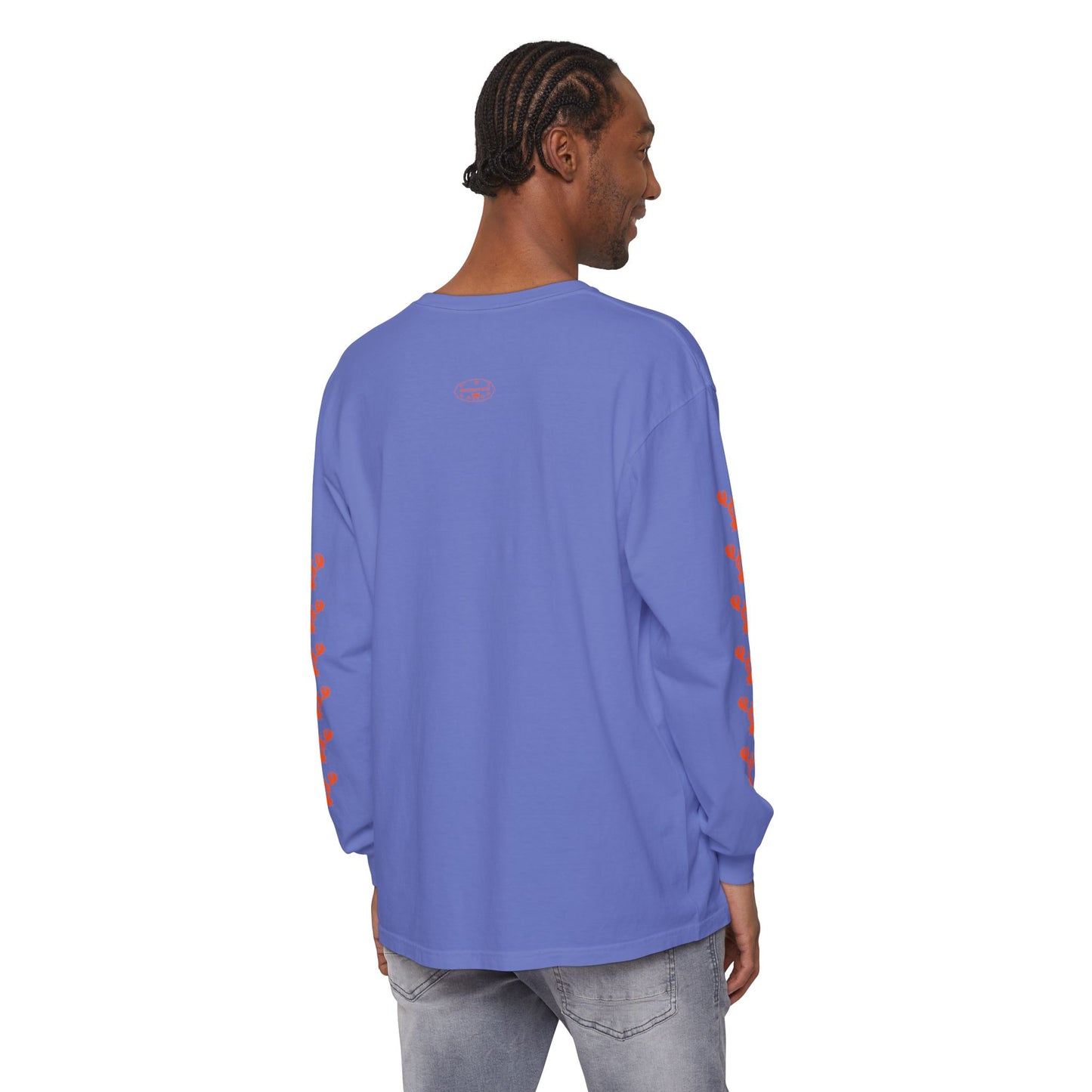 Tax The Agents (Alert Orange) — Long Sleeve Tee