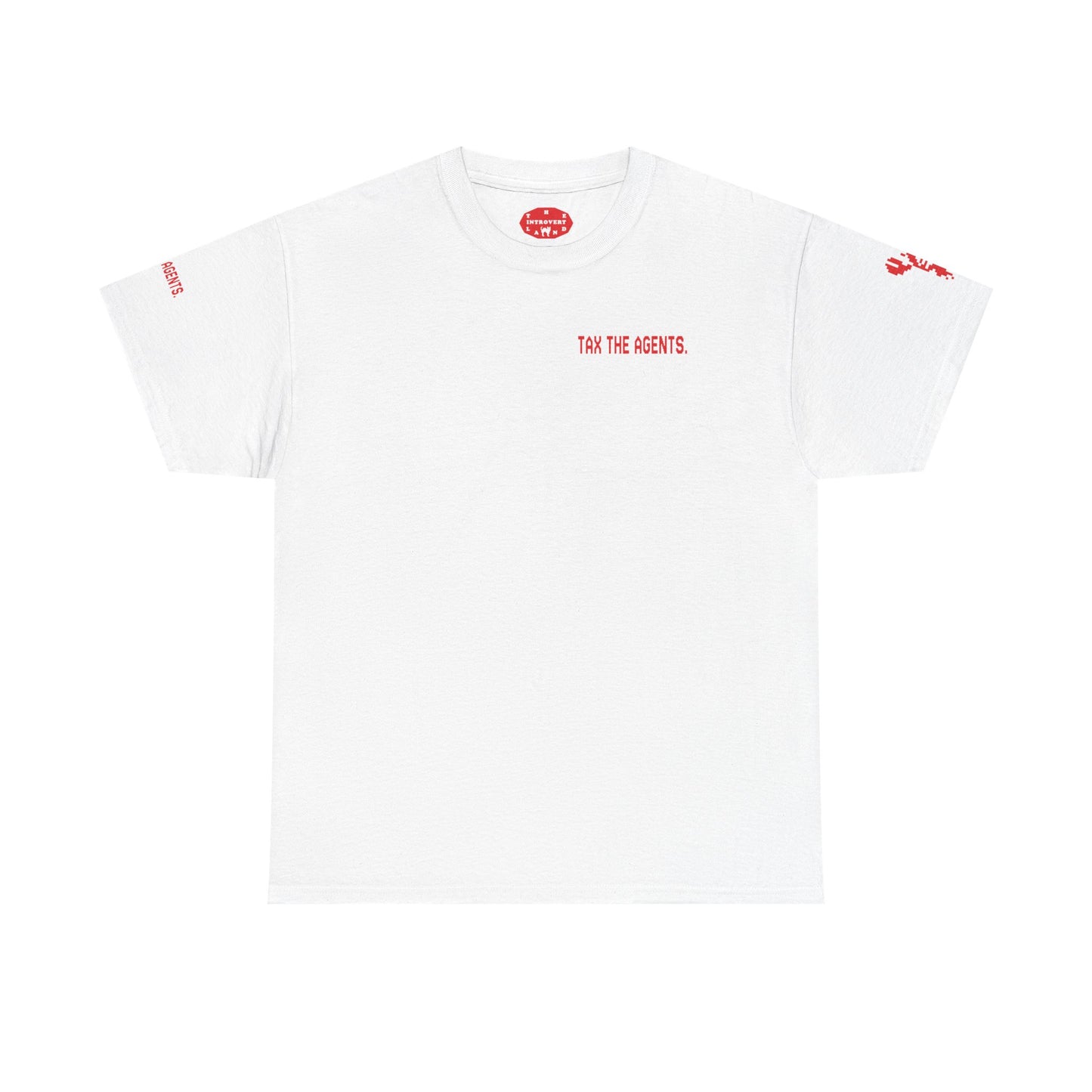 Tax The Agents (Critical Red) — Unisex Heavy Cotton Tee